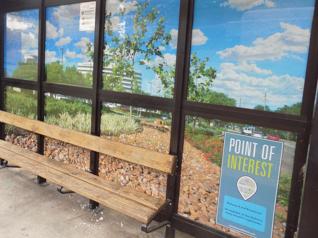 METRO Bus Stops in Westchase District Receive a Facelift