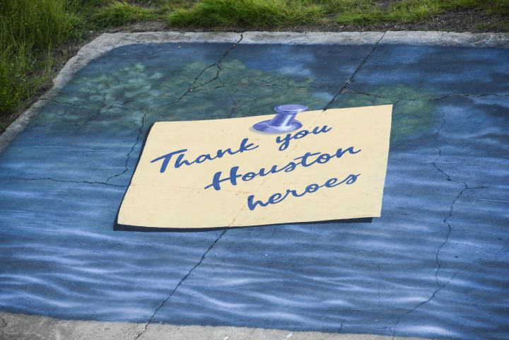Harvey Heroes Mural Unveiled One Year After Storm